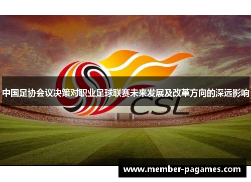 中国足协会议决策对职业足球联赛未来发展及改革方向的深远影响